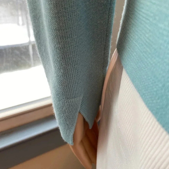 Ann Taylor Loft Cashmere Merino Wool Blend V Neck Sweater Women Size S Stretch - Picture 6 of 8